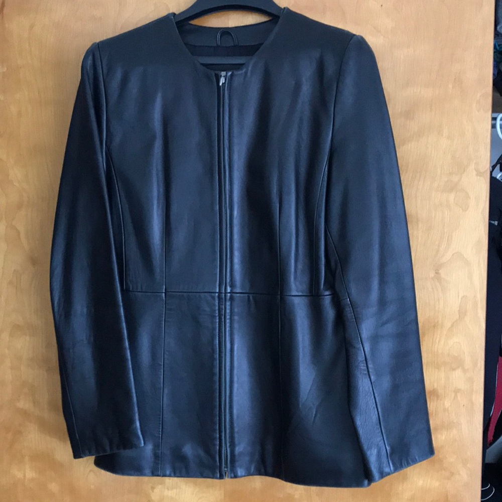 VALERIE STEVENS Lambskin Leather Jacket